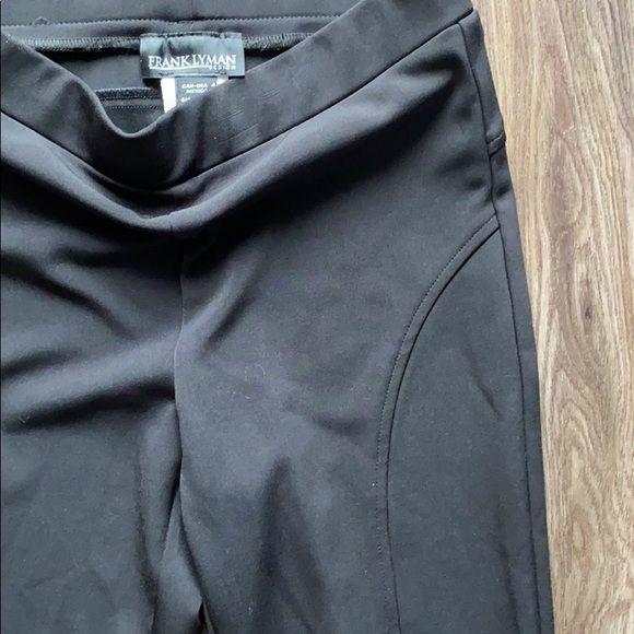 Frank Lyman Design Black Structured Leggings - Picture 7 of 10